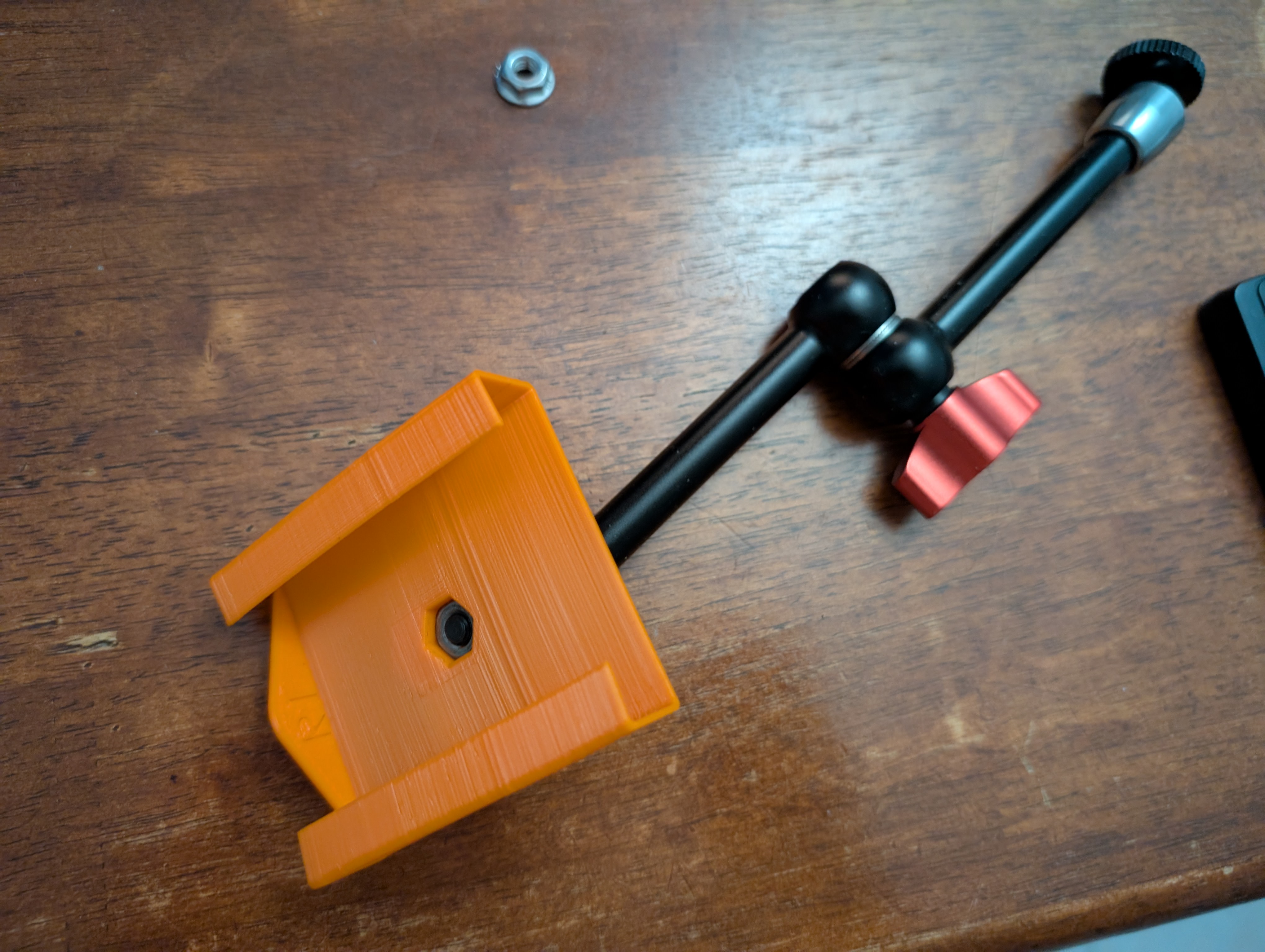 1/4"-20 mount frame for Korg CA-30 tuner
