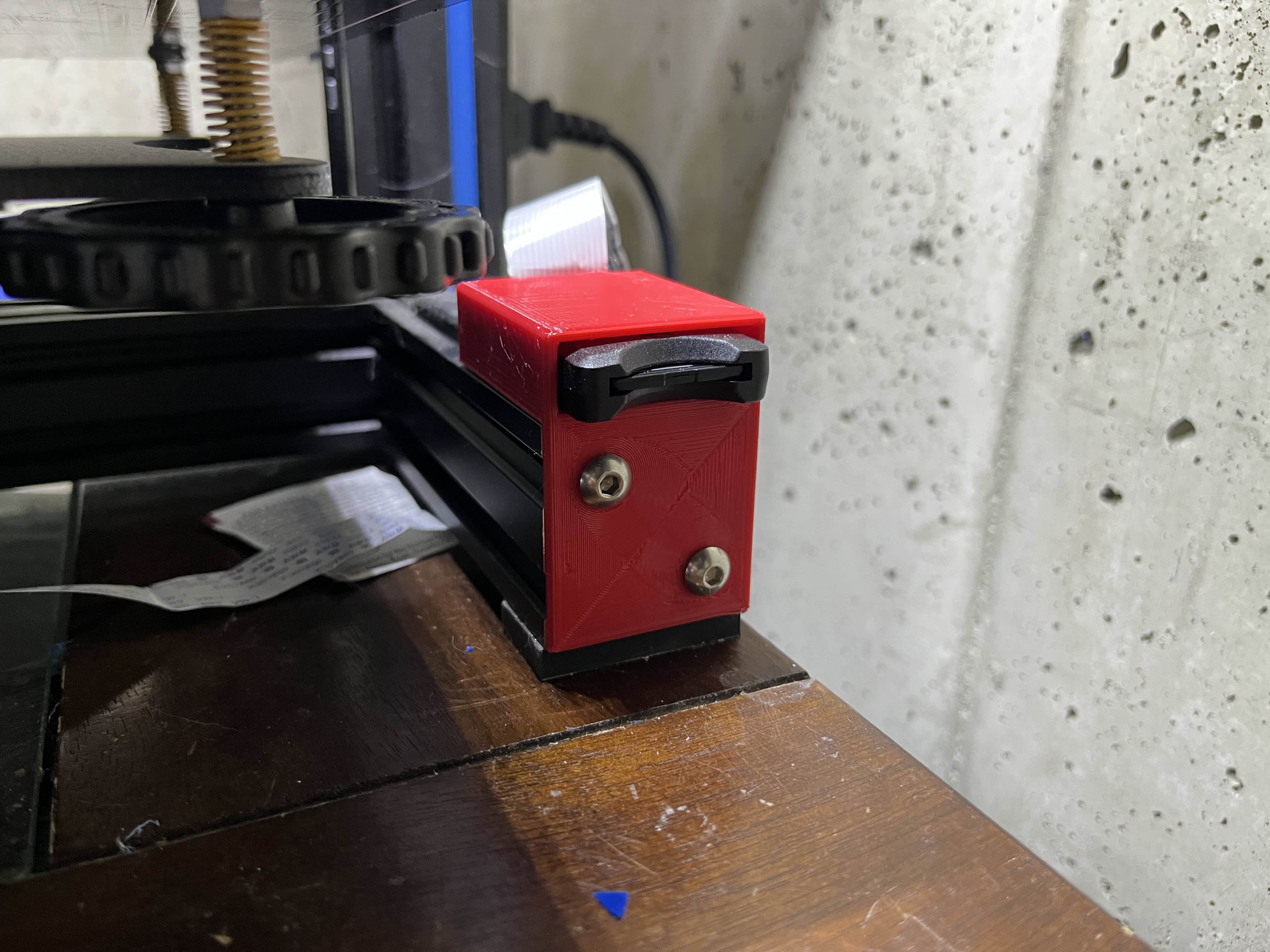 Ender 3 SD card adapter / relocation holder