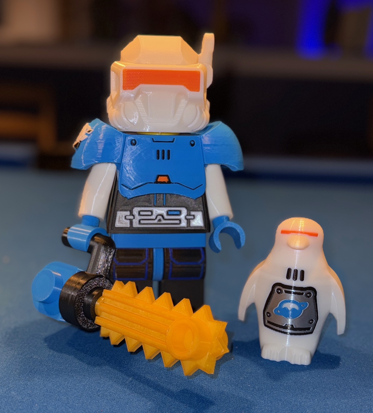 Ice Planet Explorer Brick MegaFigure (5:1 Scale)