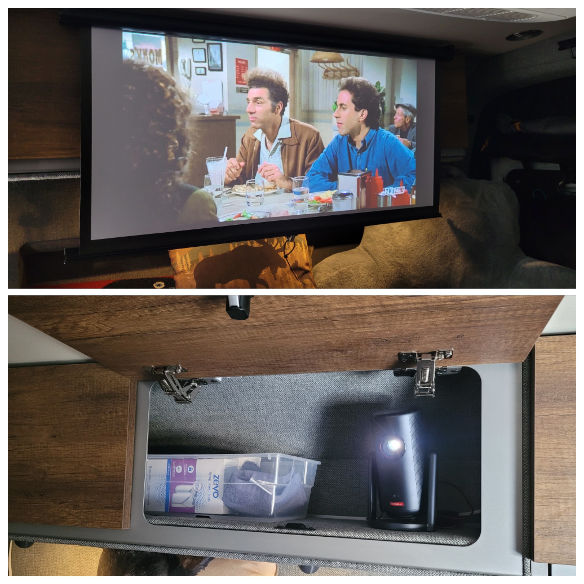 Storyteller projector screen holder