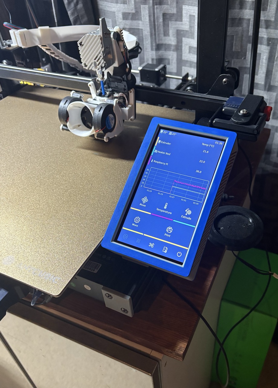 Case for the BigTreeTech PiTFT70 screen, new version