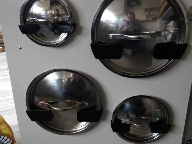 Cupboard Pan Lid Holders, Varying Sizes