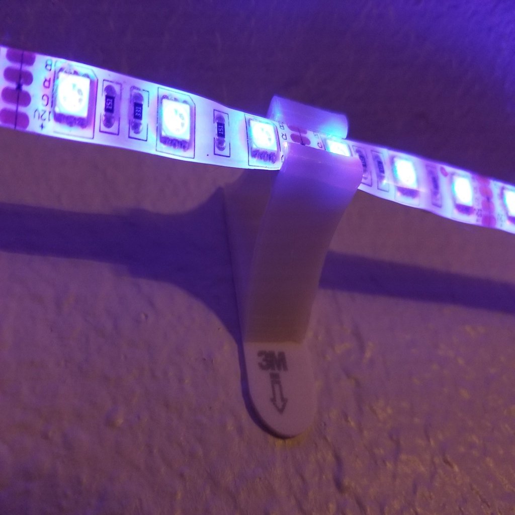 LED Light Strip Wall Mount