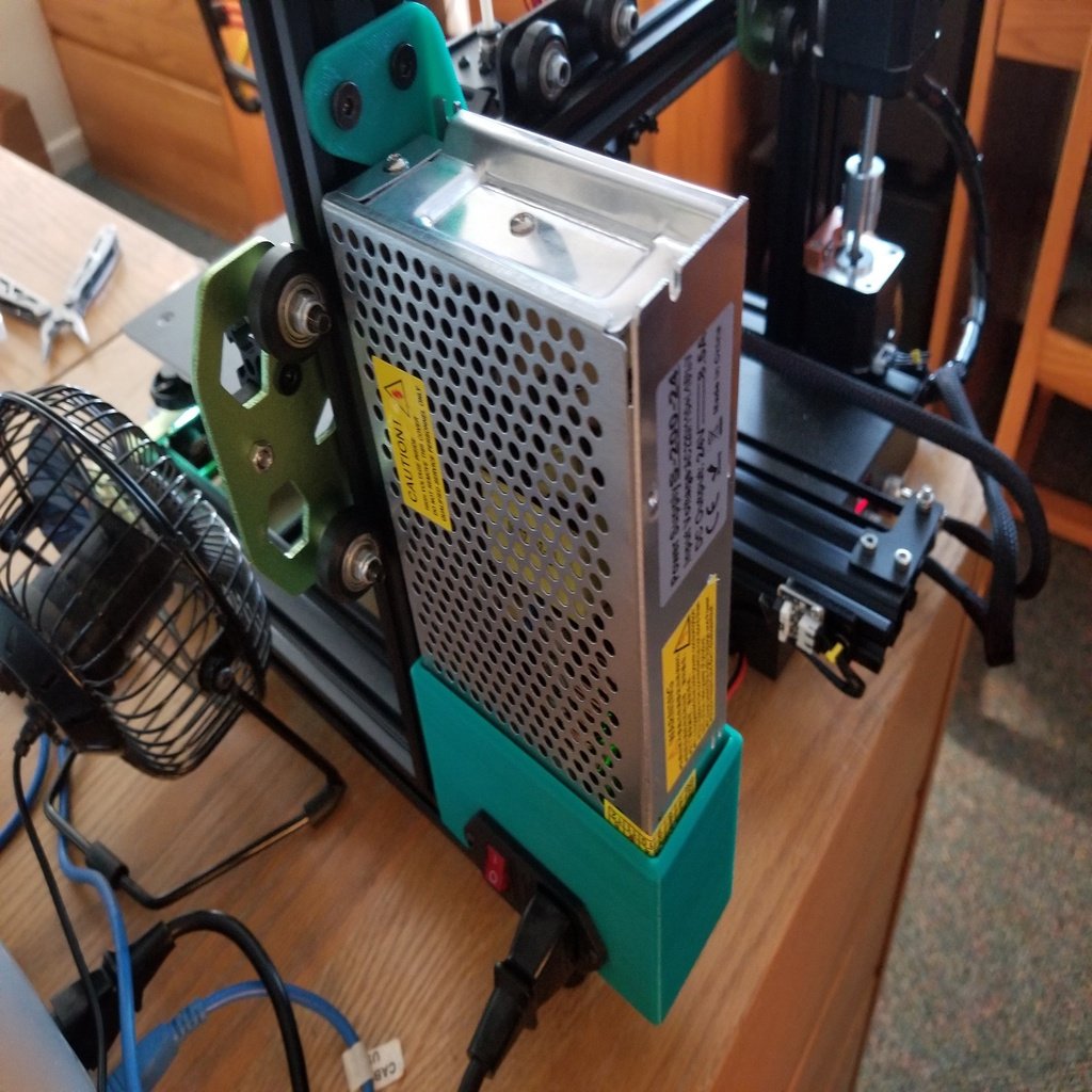 Power Supply Vertical Mount for TEVO Tarantula Pro