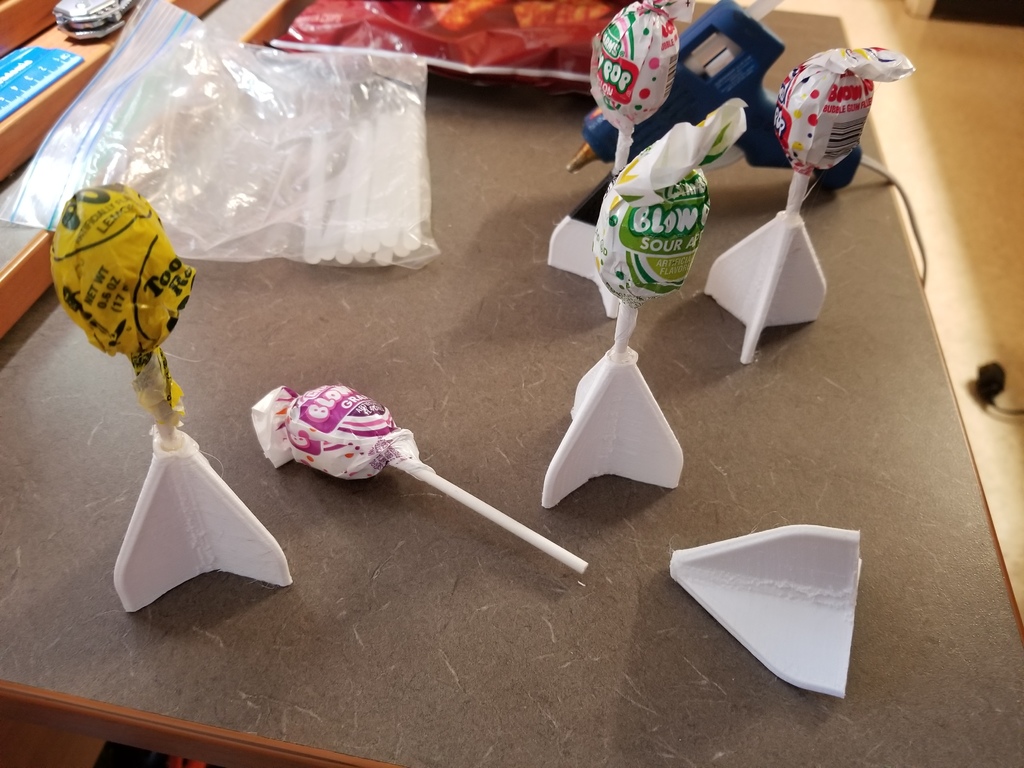 Lollipop Stabilizer Fins for 2in Potato Canon