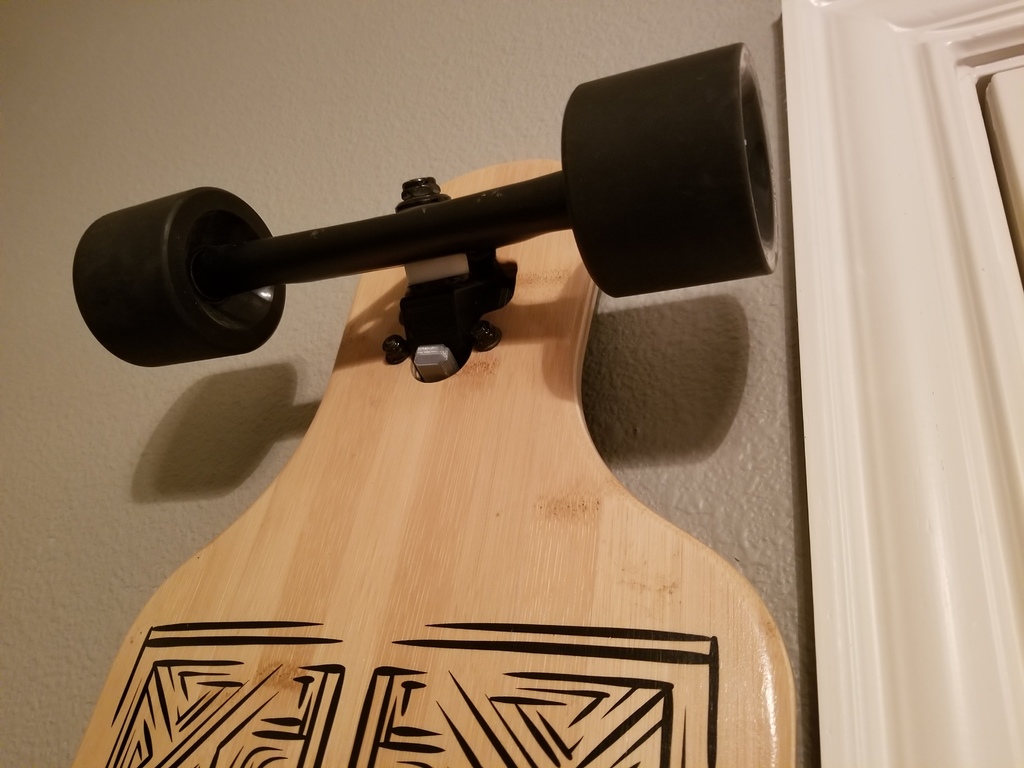 Miniatura 2 do modelo 3D Longboard/Generic Wall Hook