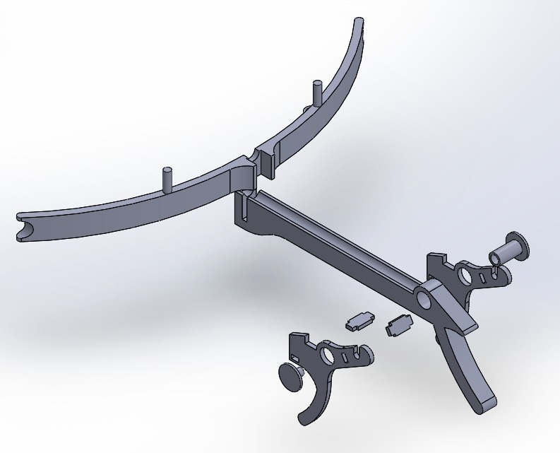Miniatura 6 do modelo 3D Mini Crossbow