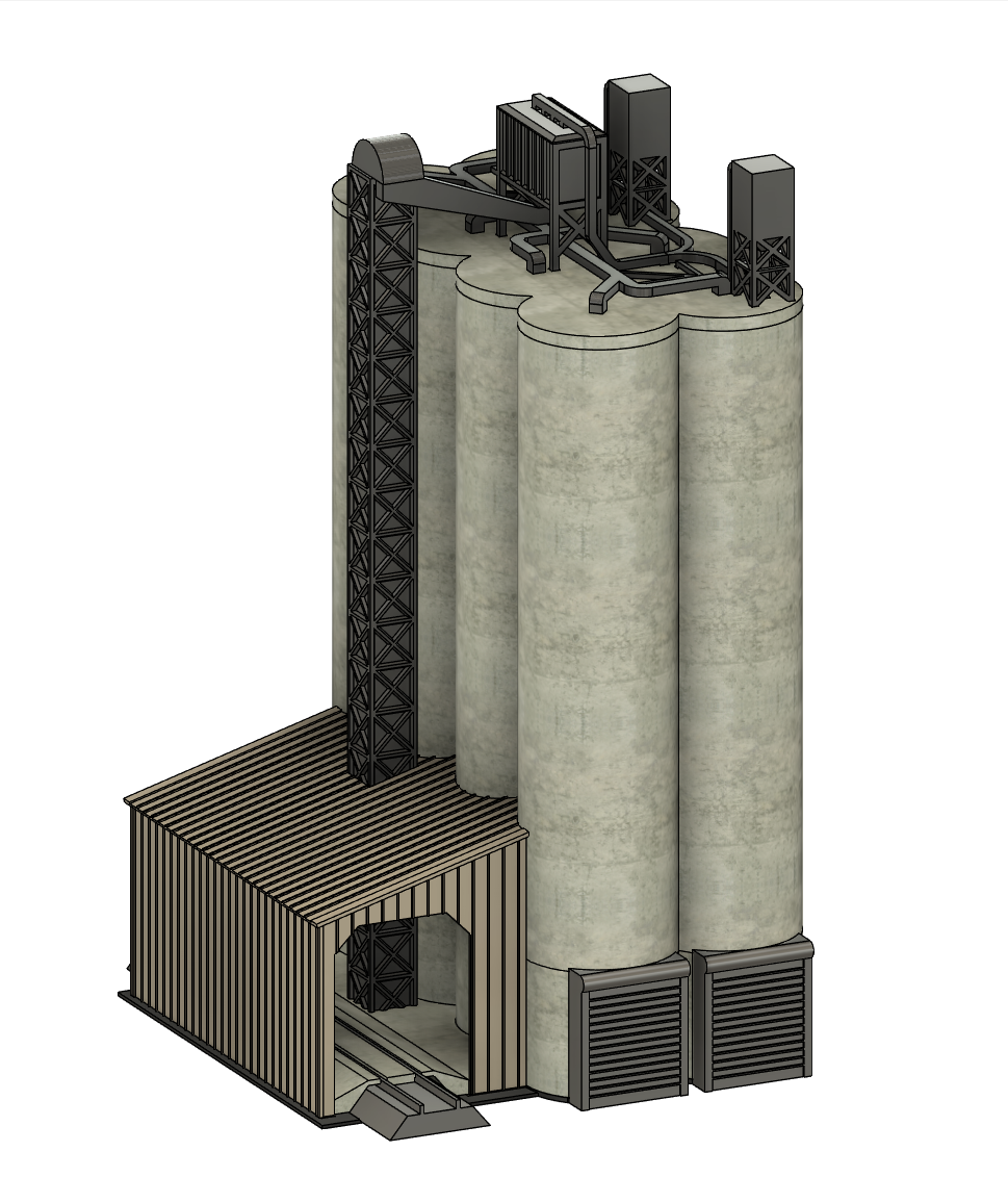 N Scale Cement Plant
