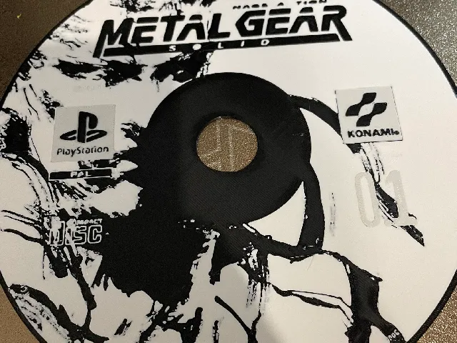 Metal Gear Solid PSX CD Wall Art