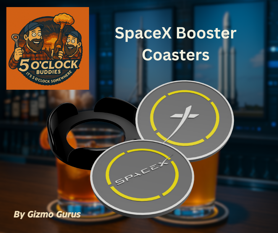 SpaceX Booster Coasters