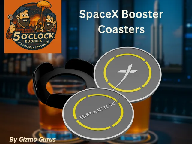 SpaceX Booster Coasters