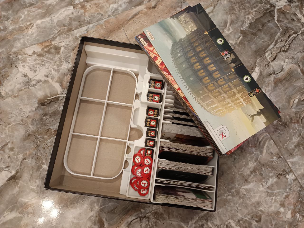 Dummy Armada insert for great 7 Wonders (Second Edition) Insert / Organizer by js500