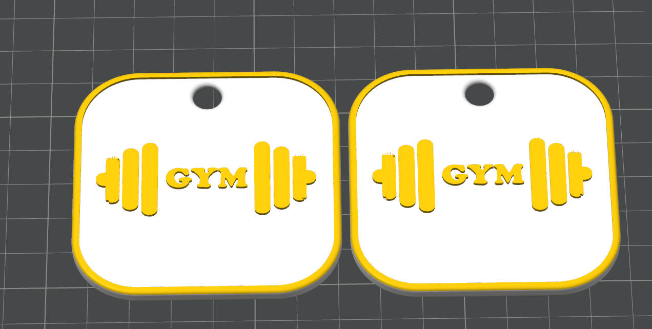 GYM KEYCHAIN