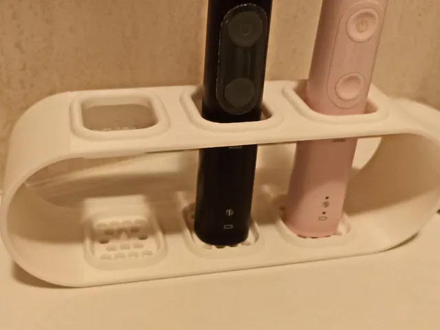 Electric toothbrush holder (triple; Philips Sonicare compatible)