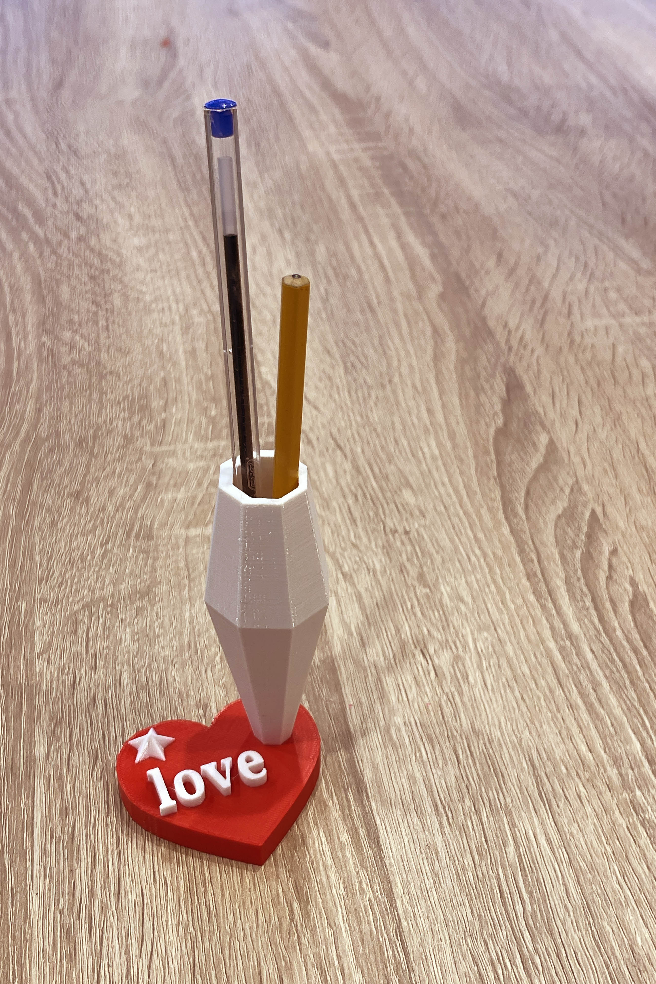 PencilHolder Heart Valentine