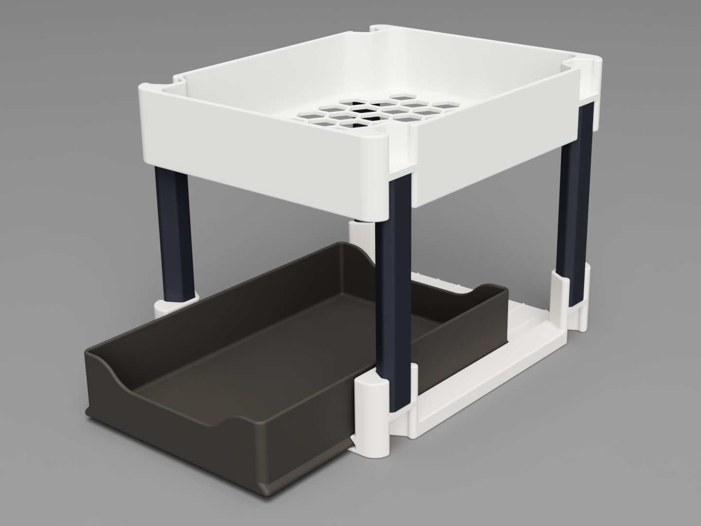 Miniatura 2 do modelo 3D Versatile Stackable Storage Box System