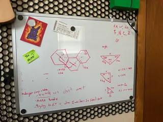 Honeycomb Storage Wall Whiteboard Hanger