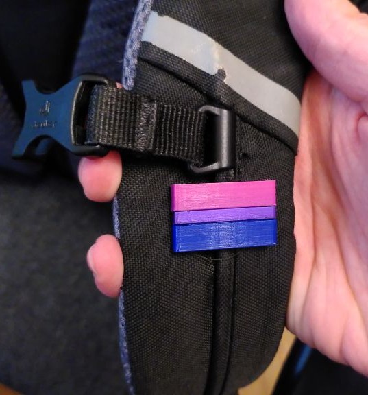 Deuter Backpack flag clips