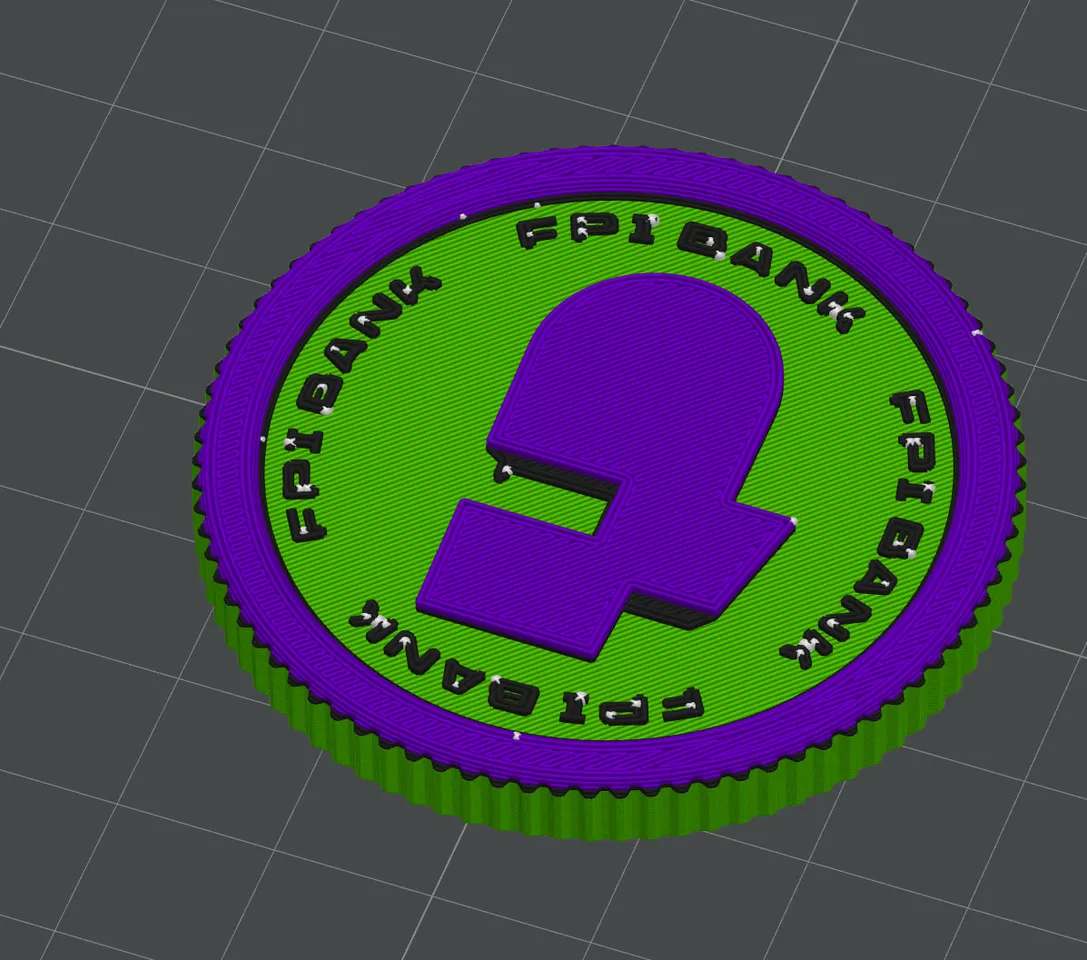 FPI BANK COIN by Maksim Goloburda | Download free STL model | Printables.com