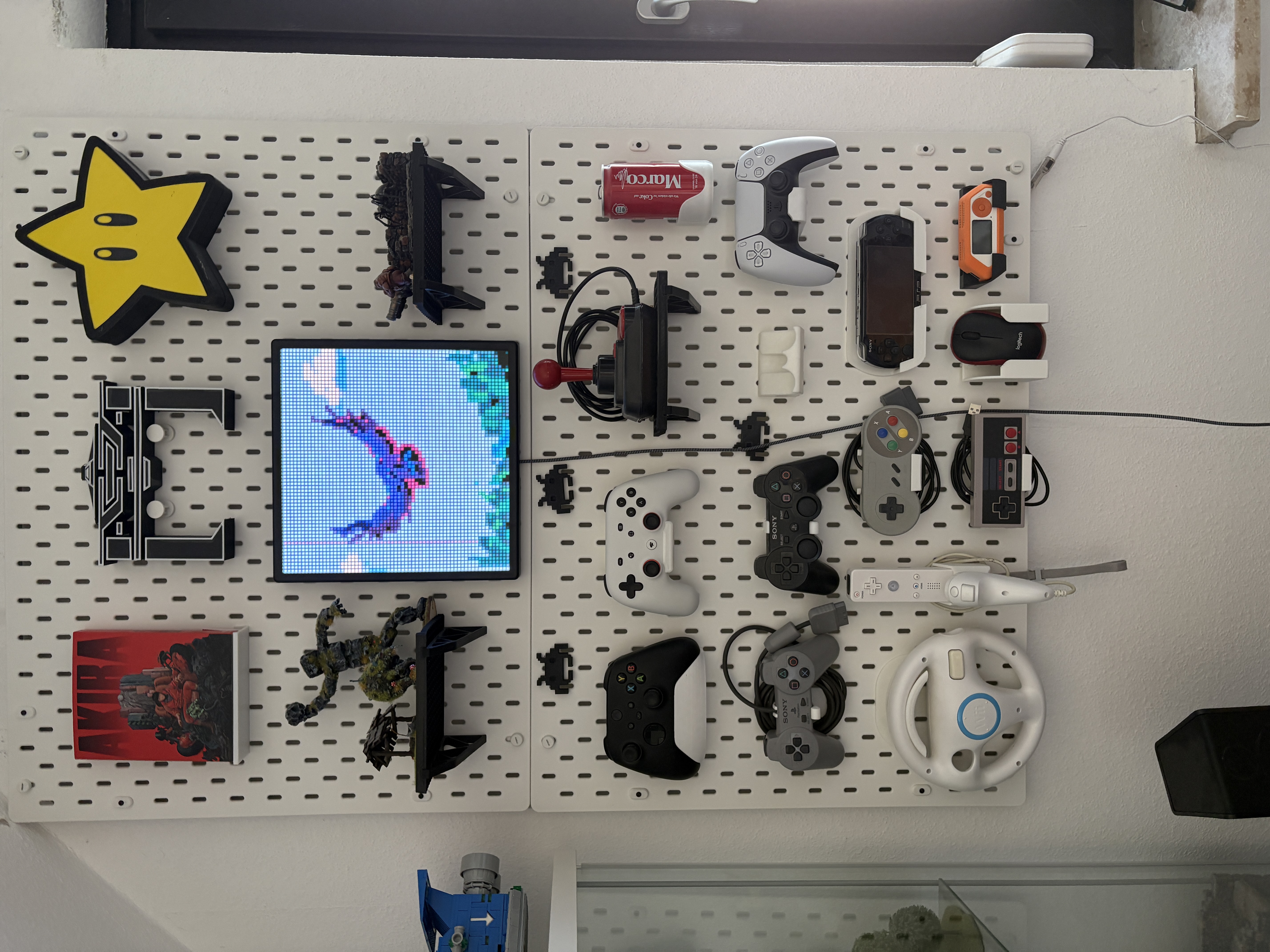 iDotMatrix 64x64 Pixel Skadis Display Holder