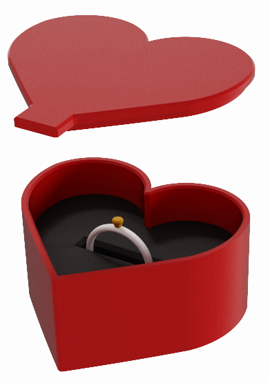 Heart ring box