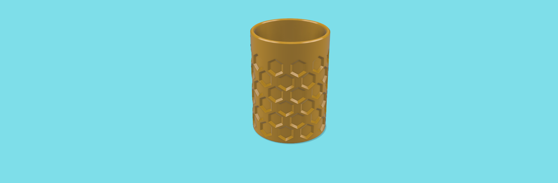 Hexagon style penholder — thumbnail 3