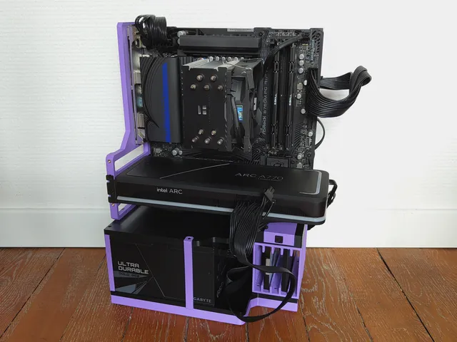 LxW Open Air - A 3DPrinted mATX Case for Minimalist, Affordable Builds