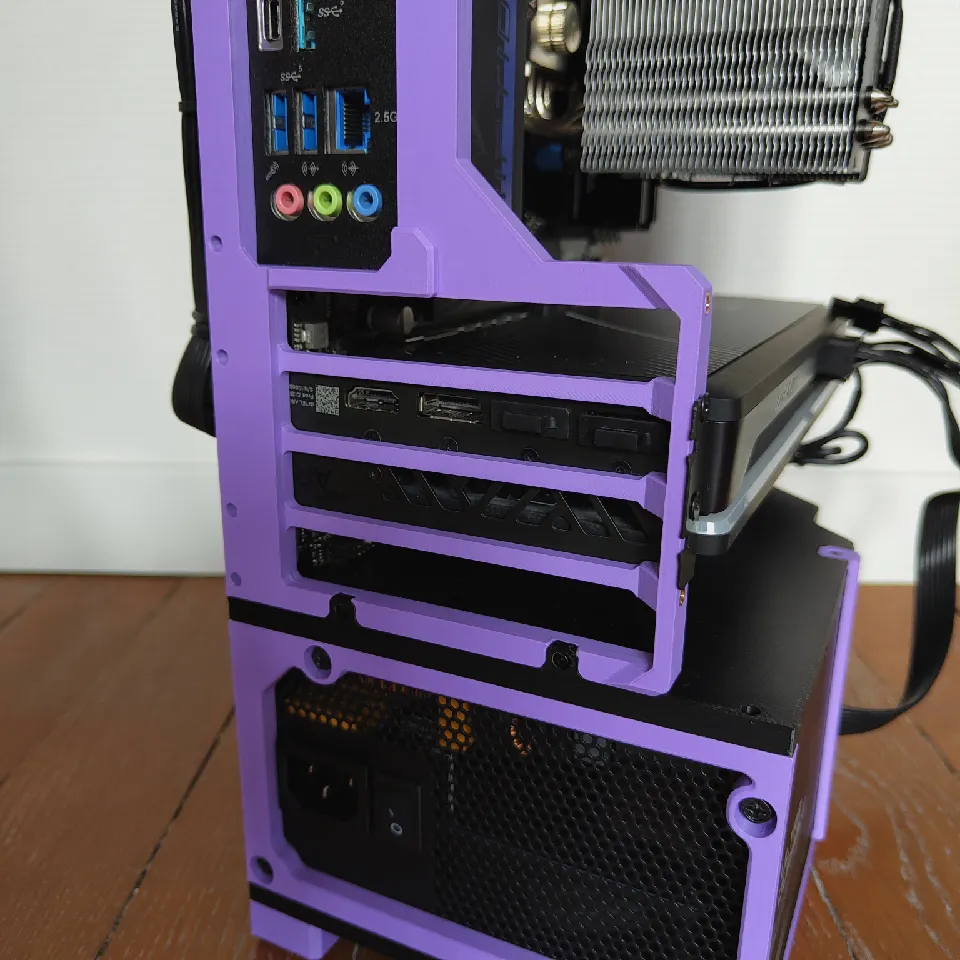 LxW Open Air - A 3DPrinted mATX Case for Minimalist