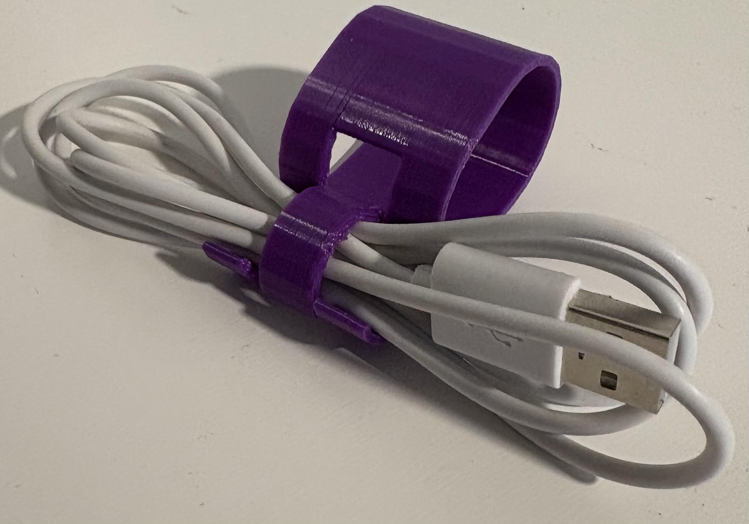 Simple Springy Cable Organizer Clip