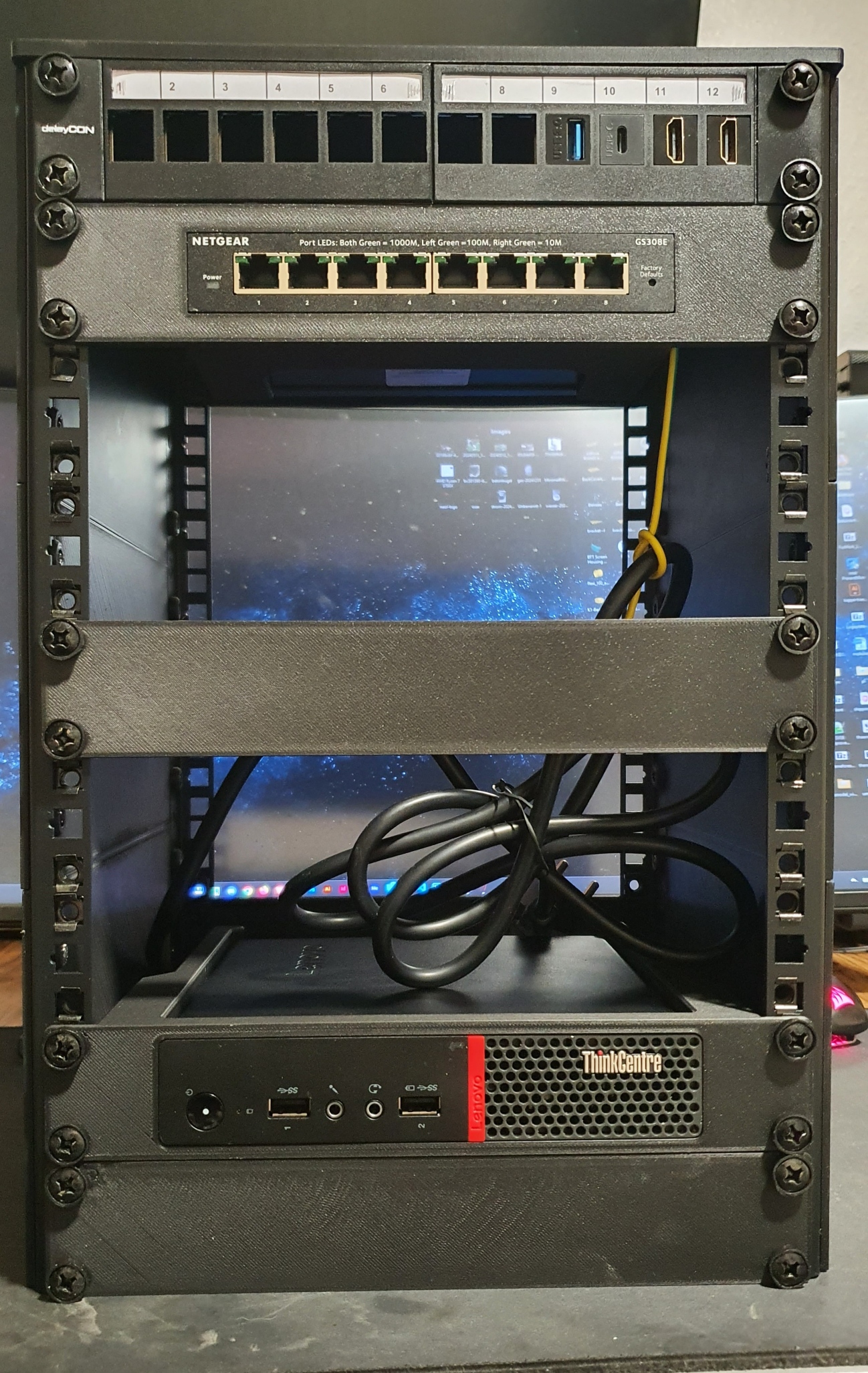 YASR - Yet Another Server Rack - 10" modular design (WIP)