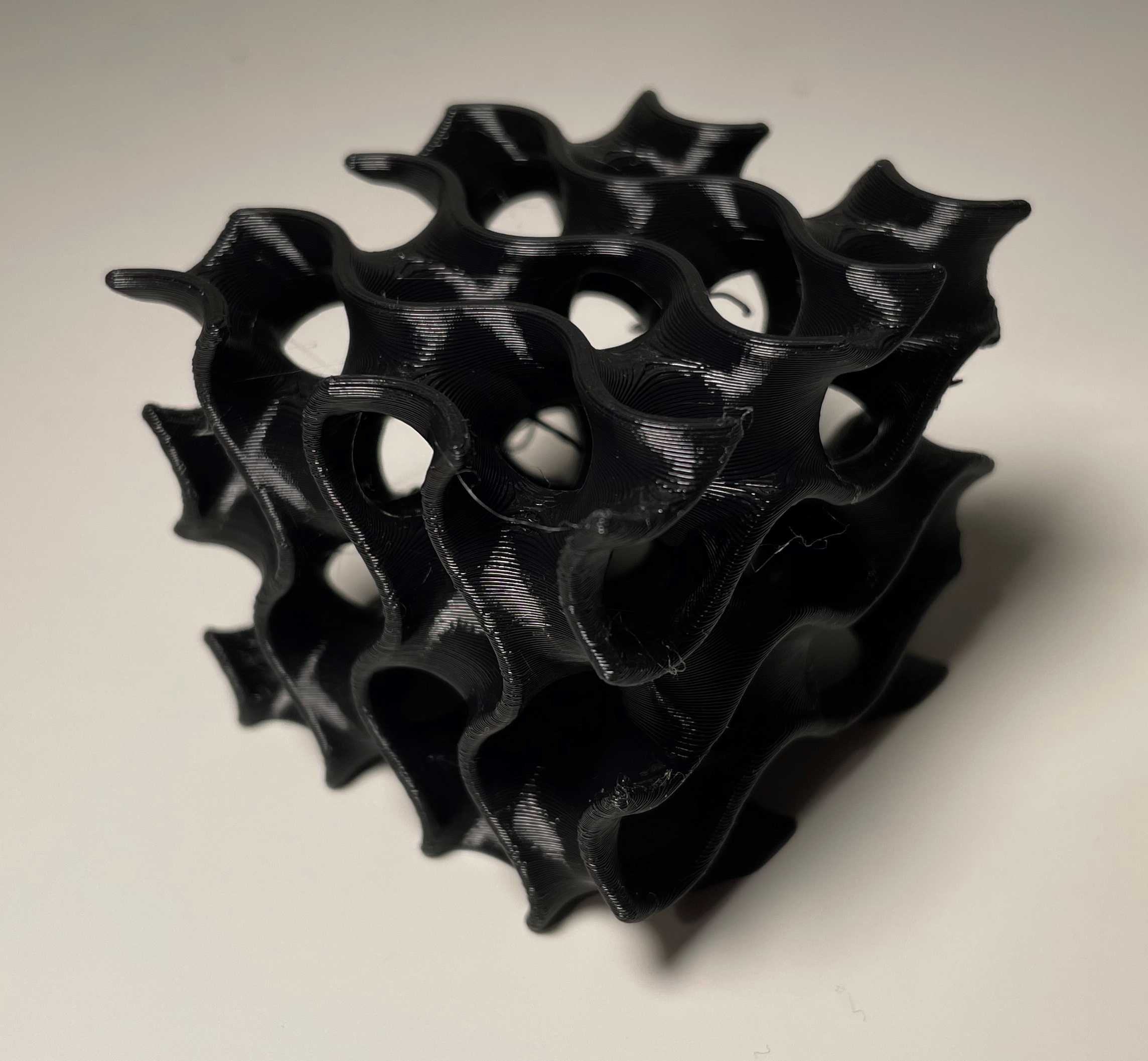 Gyroid Cube 50x50x50 by x3Design | Download free STL model | Printables.com