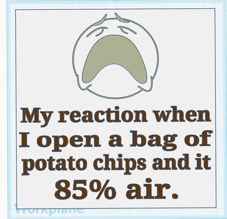 Bag of Chips Sign