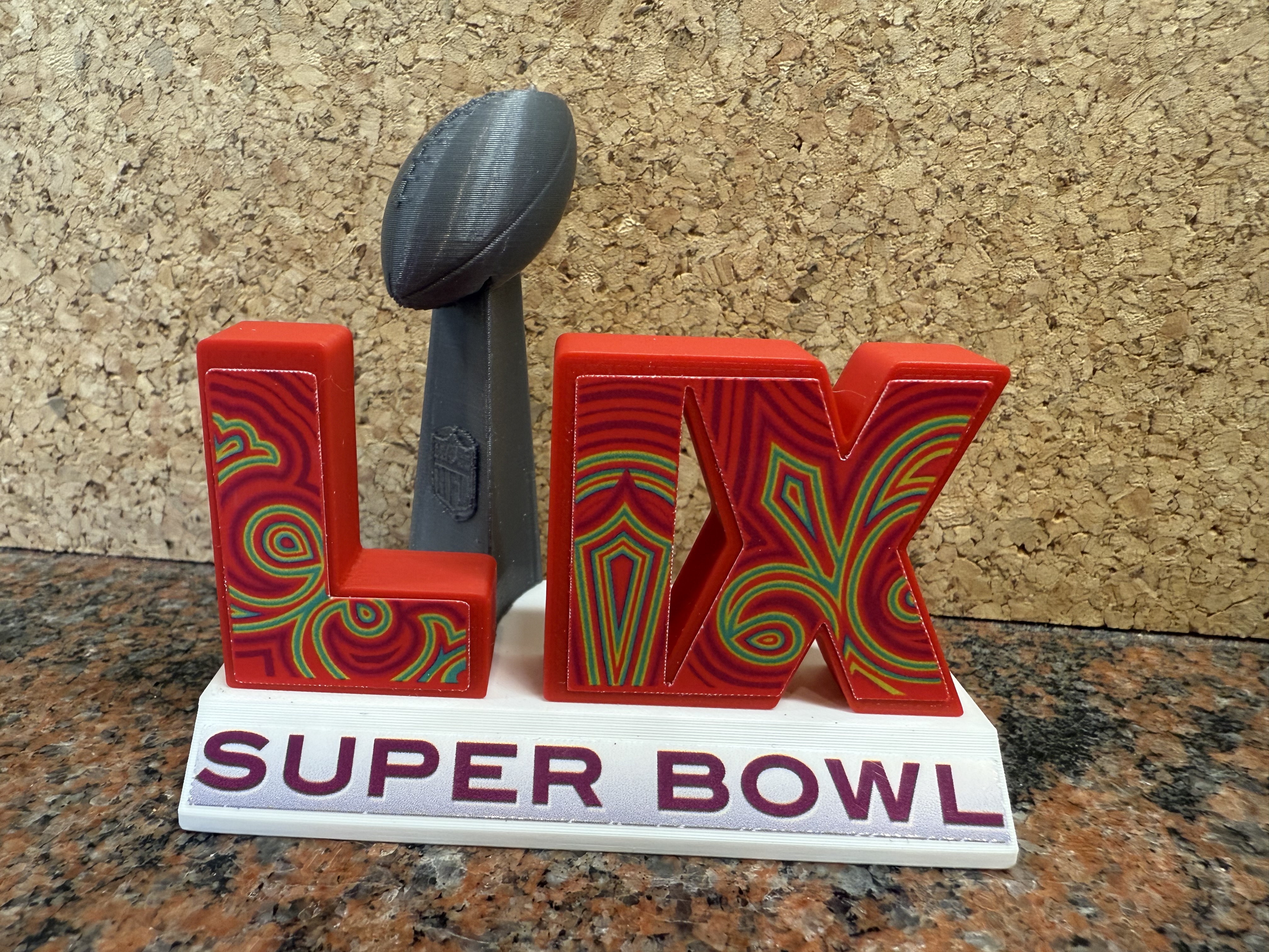 NFL Superbowl 59 3D Logo