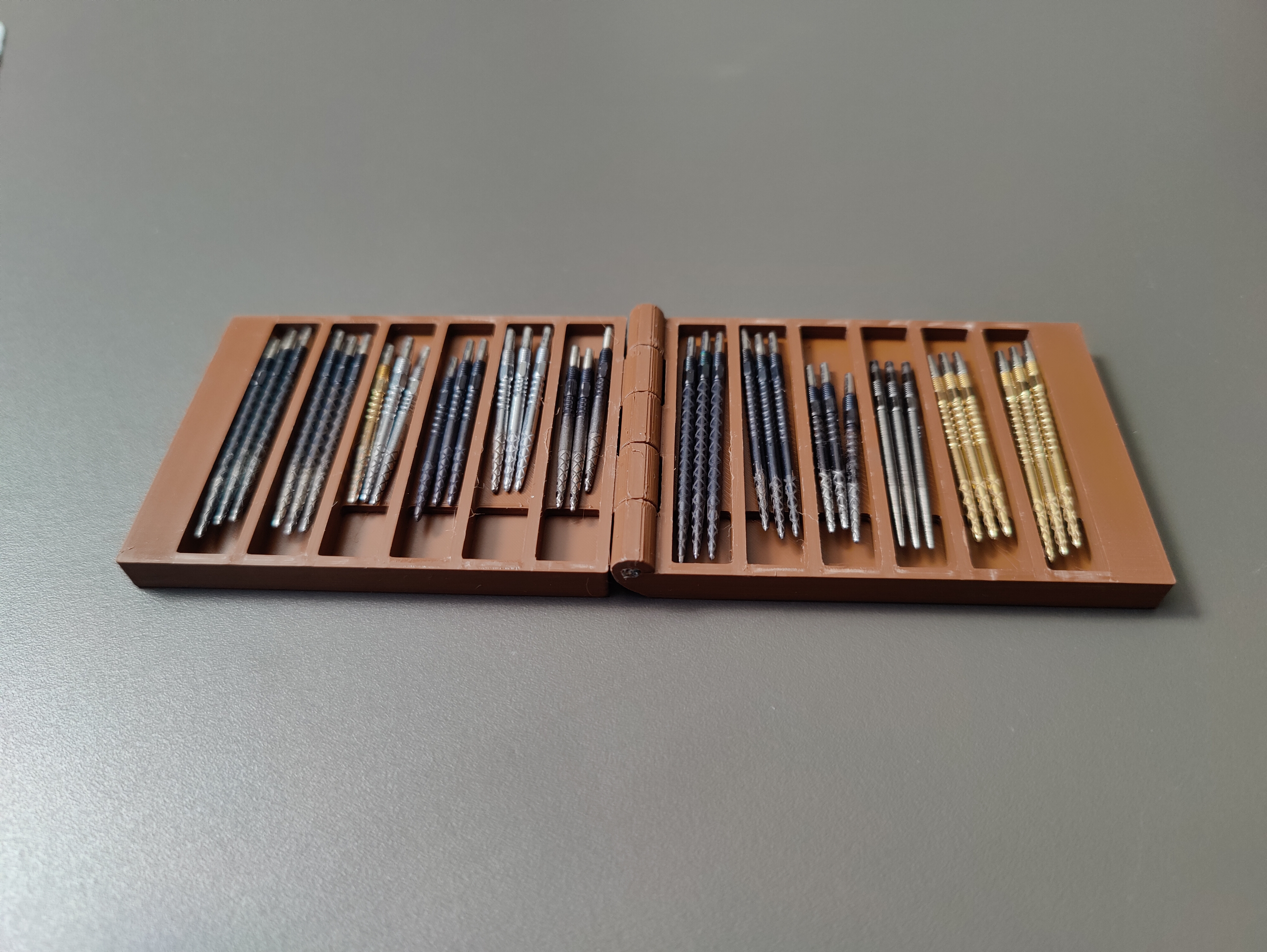Folding Box for Target Swiss Point Dart Tips (with Magnetic Closure & Hinge)