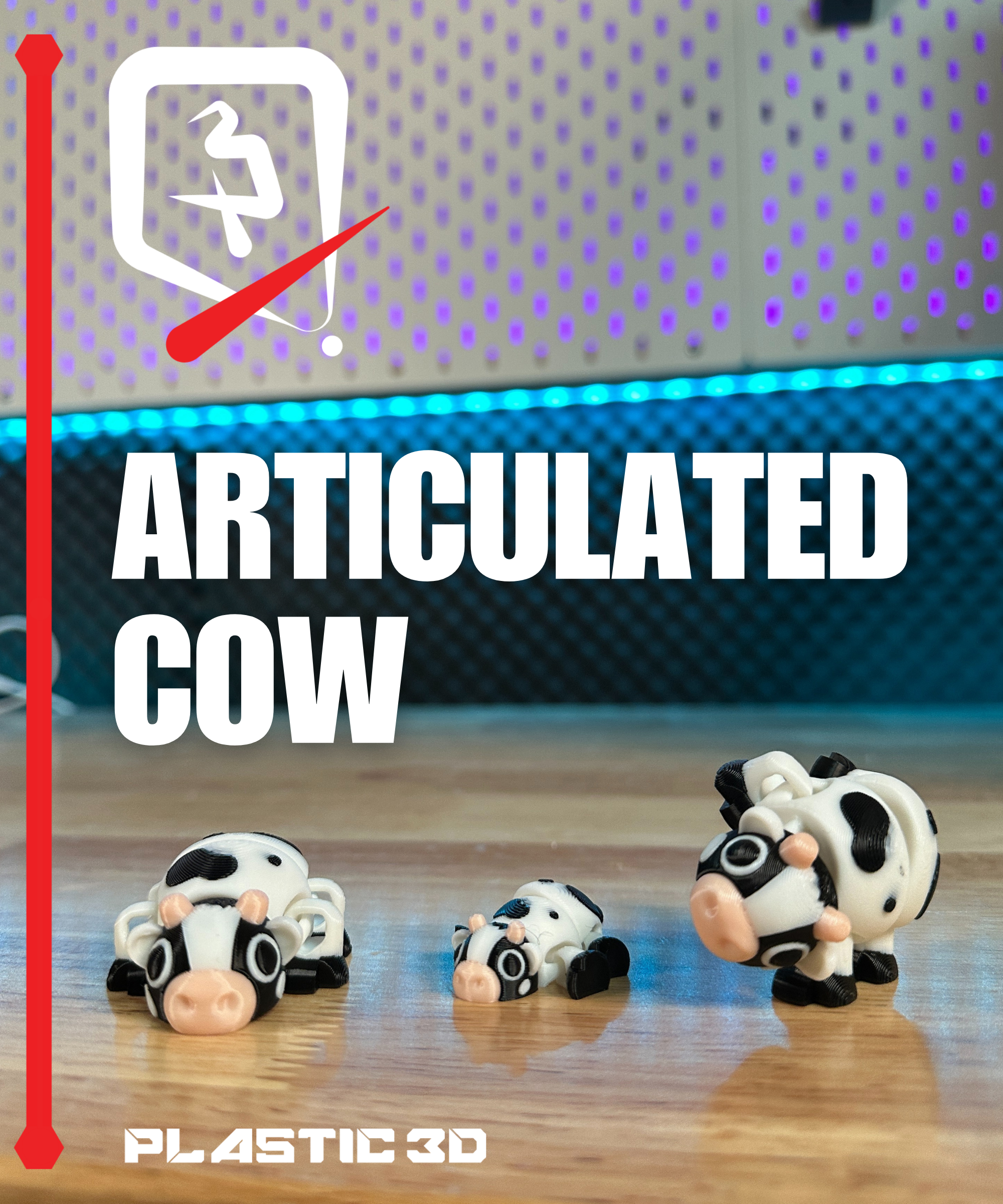 Articulated Cow – A Moo-ving Print!