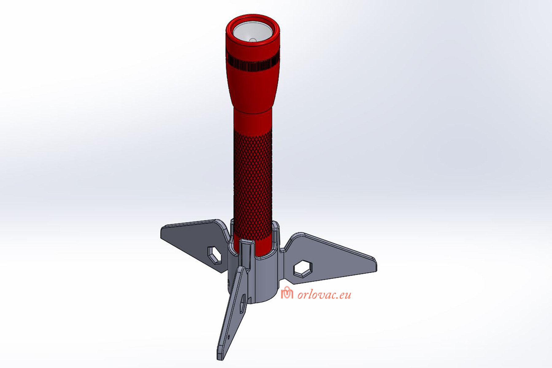 Miniatura 6 do modelo 3D Mini Maglite diffuser