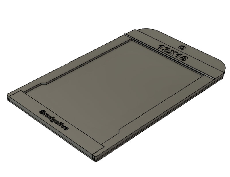 Film or Paper 13x18 film holder by rodsgear Download free STL model