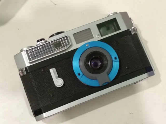 P&S Compact camera lens conversion adaptor to M39 LTM with RF coupling