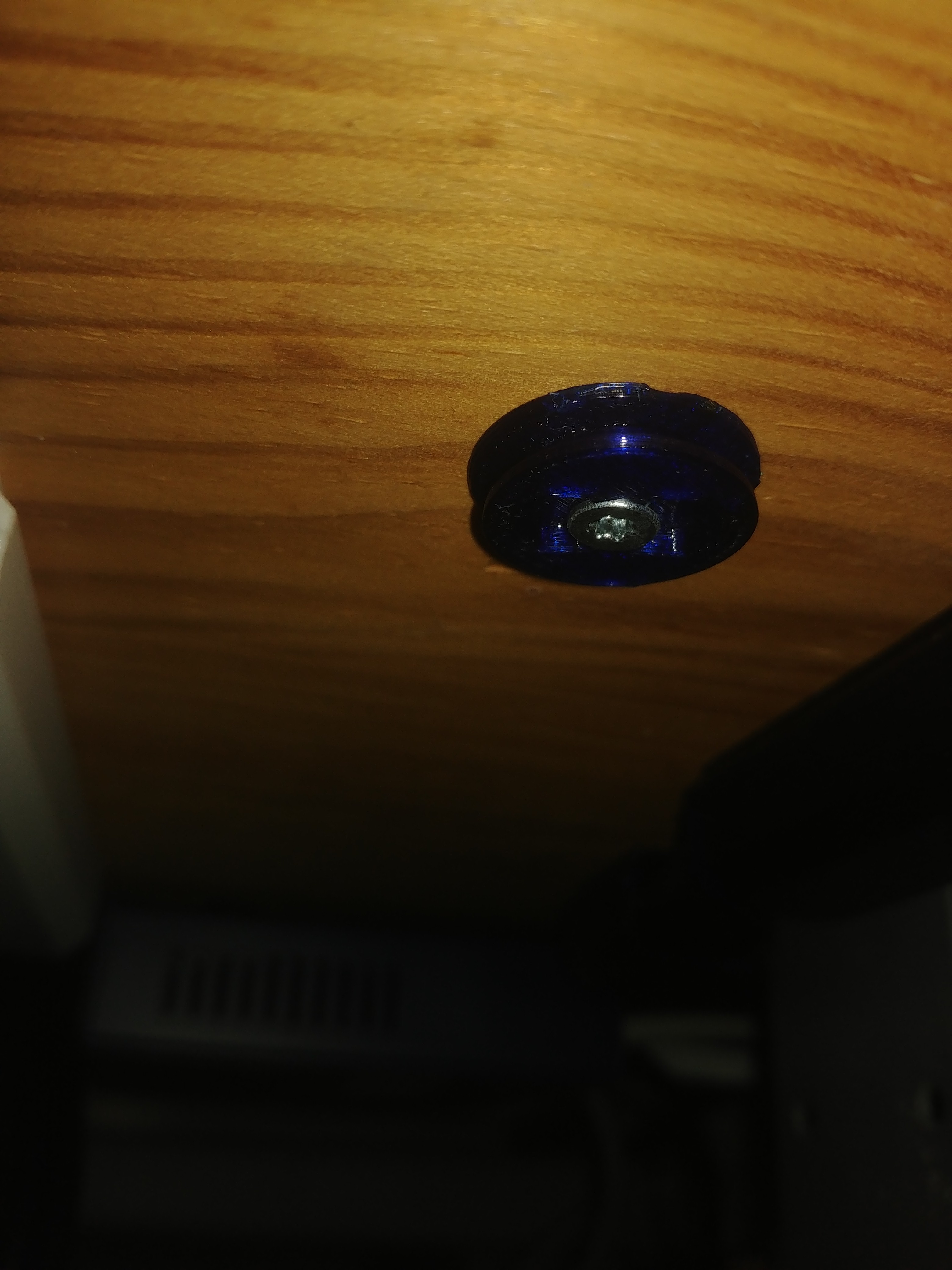 Clip with screw hole, underware