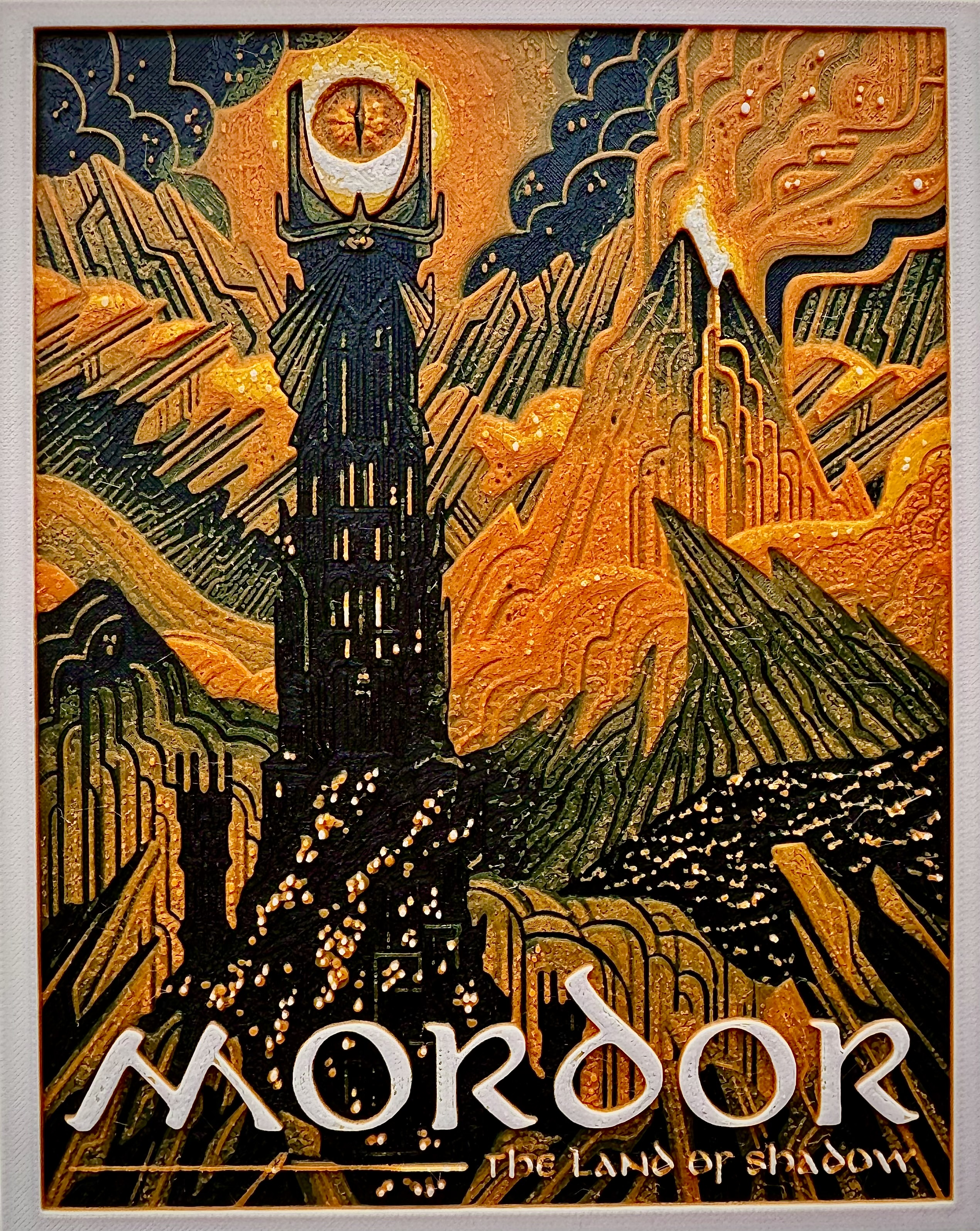 Mordor HueForge (Lord of the Rings) Only 3 pause/color changes needed!