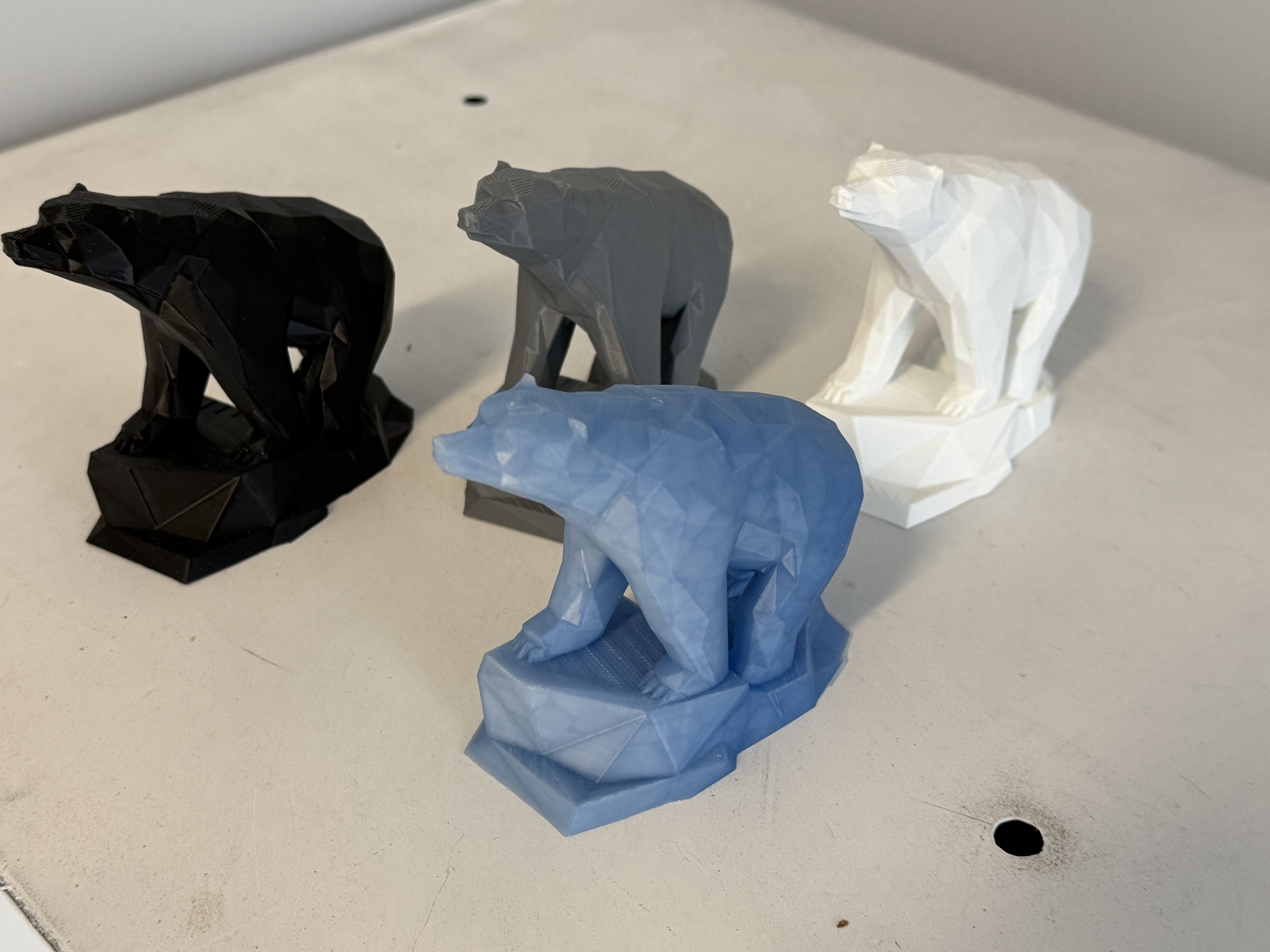 Polar Filament Logo - Low Poly Polar Bear V3