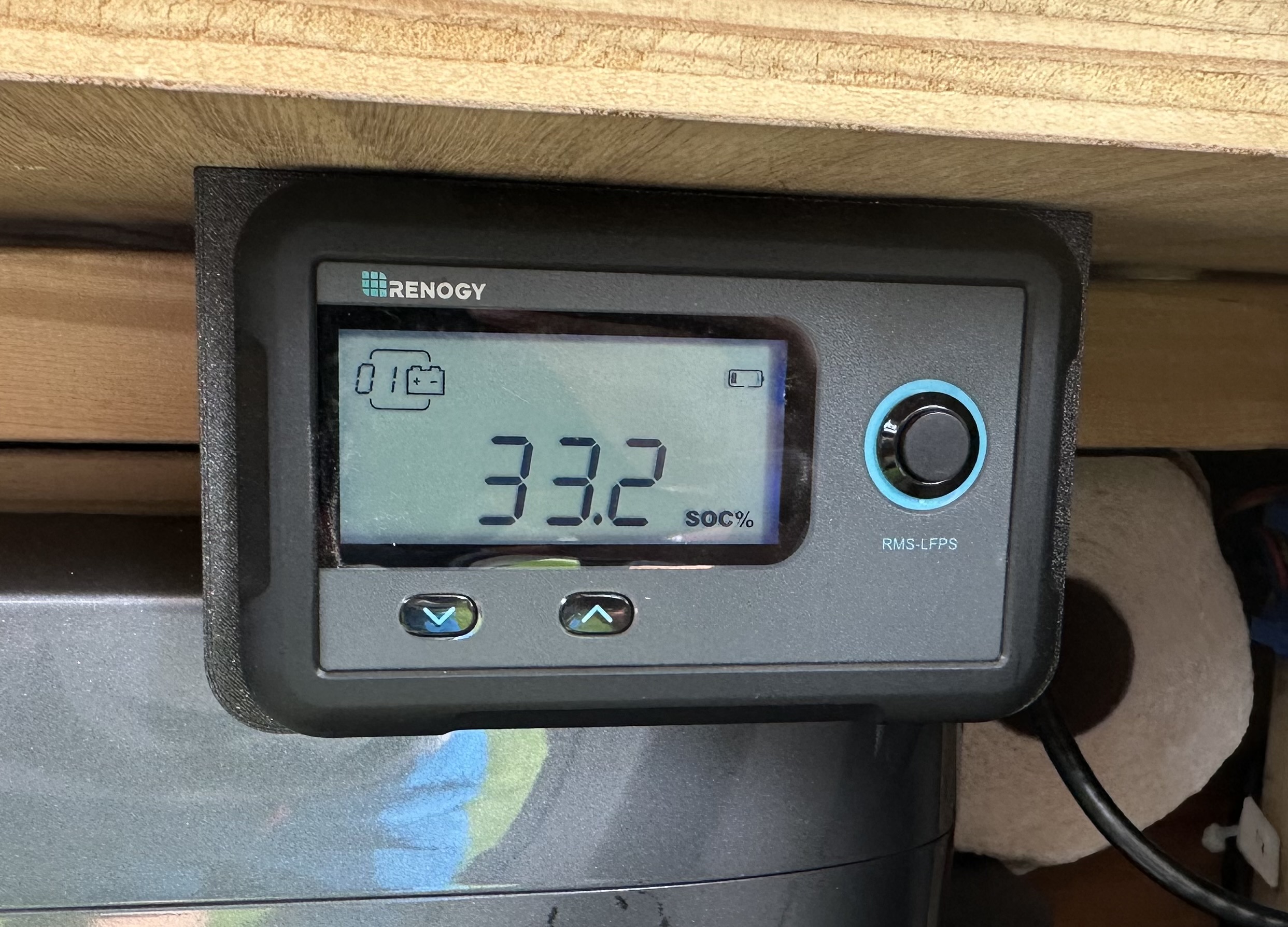 Renogy Battery Monitor Mount for RMS-LFPS