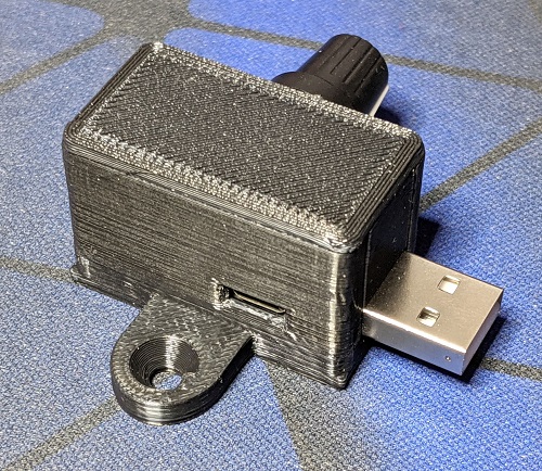 Miniatura 2 do modelo 3D USB Fan Controller Case Screw Mount