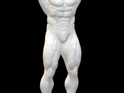 Arnold Schwarzenegger with simple stand - FIGURE