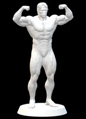 Arnold Schwarzenegger with simple stand - FIGURE