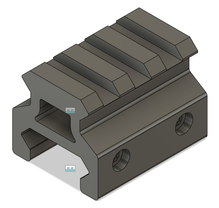 Picatinny Riser (modifiable)