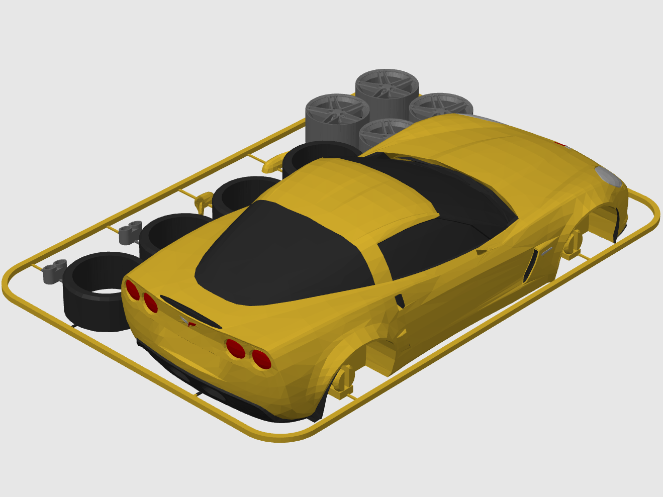 Chevrolet Corvette Z06 (C6) Kit Card (1:24 scale) — thumbnail 7
