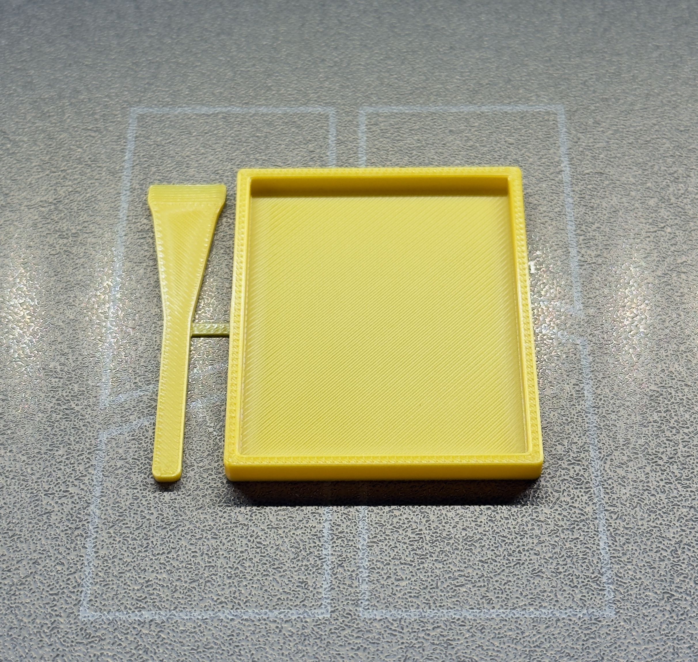 Epoxy resin mixing tray fast glue filler 4x5cm — thumbnail 2