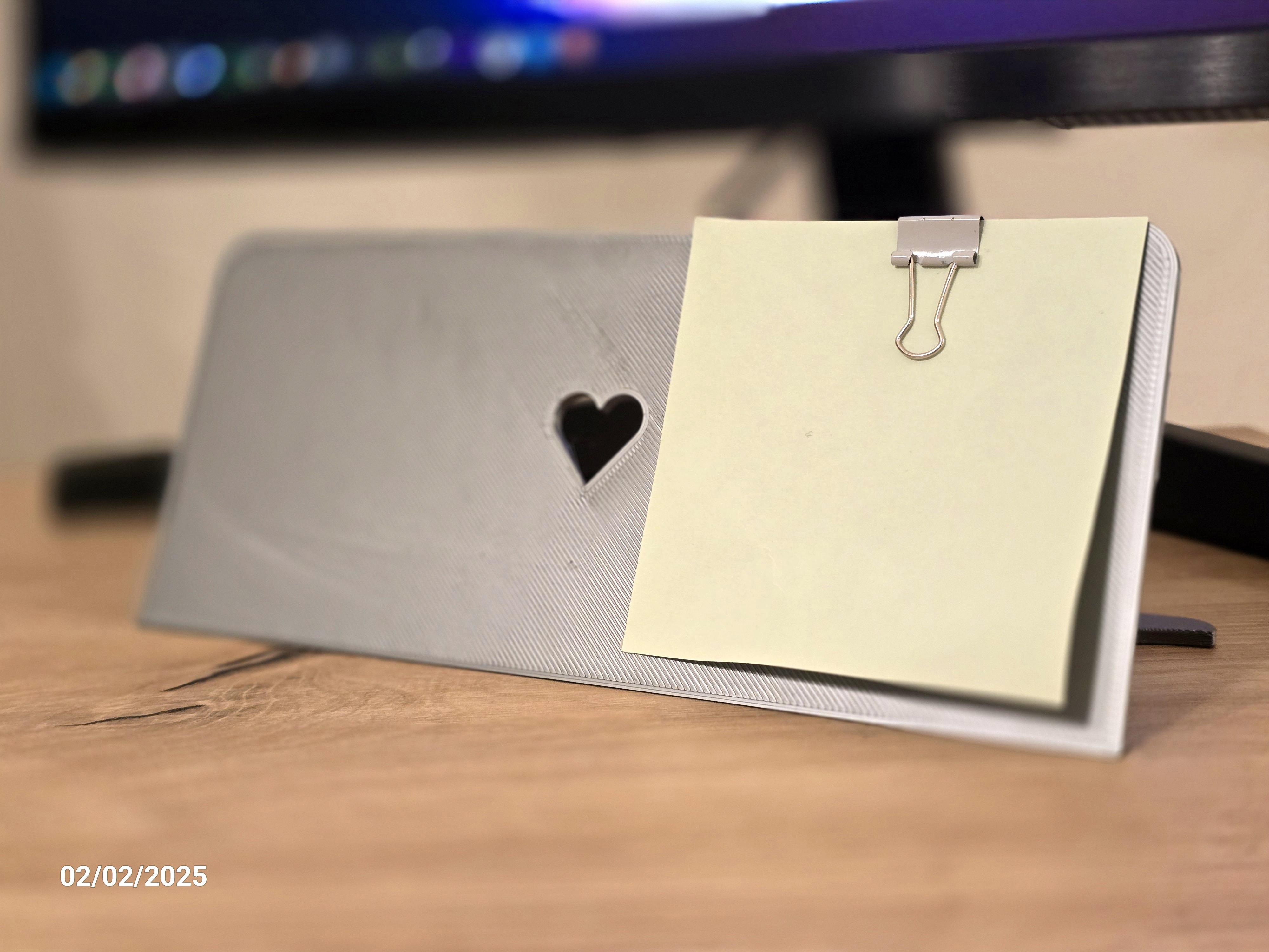 Desk Clip Notes Stand <3