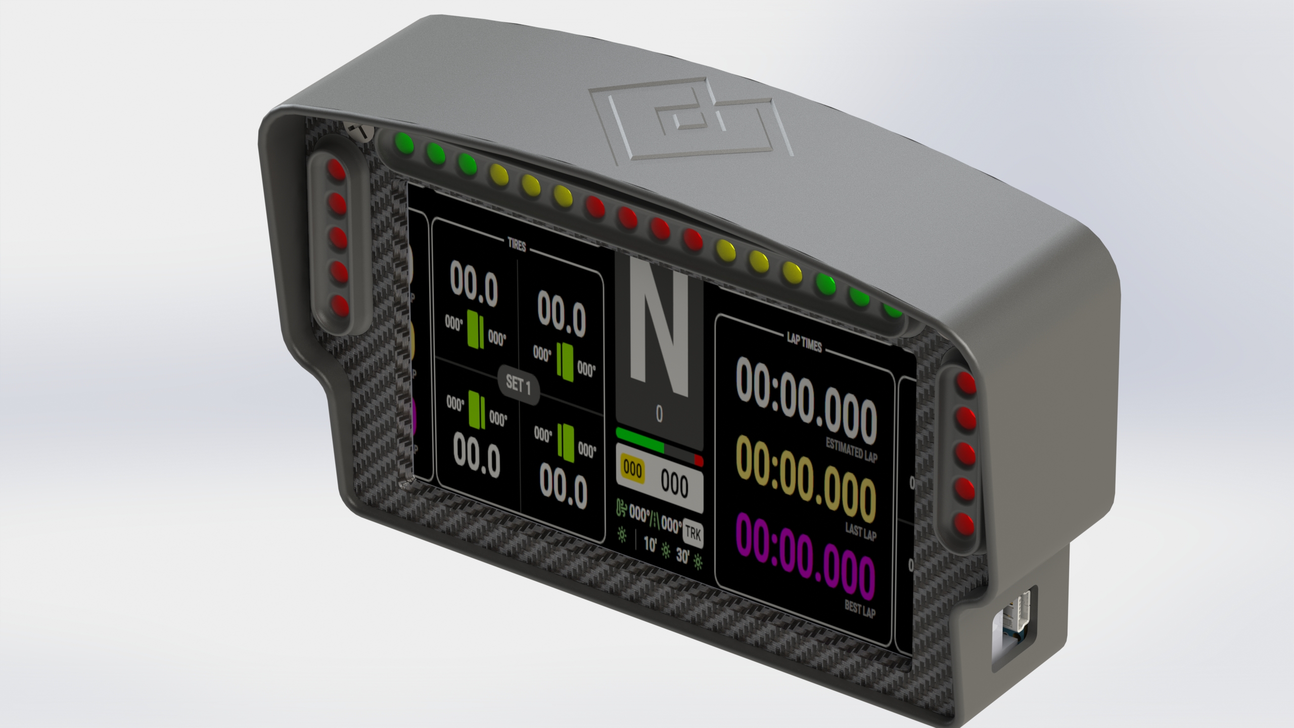 5 Zoll Simracing Dash - DDU Vocore Screen